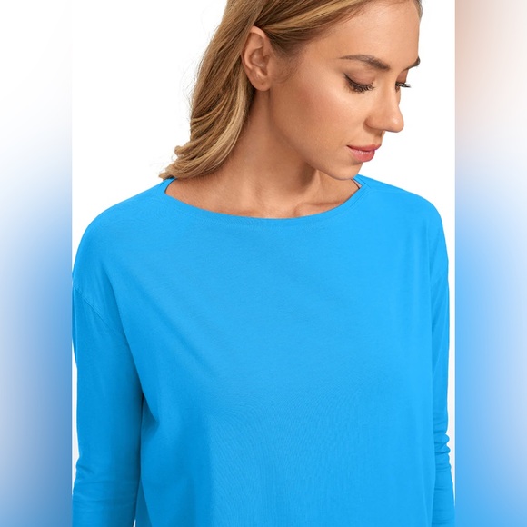 Pima Cotton Long Sleeves Boat Neck - Picture 3 of 5